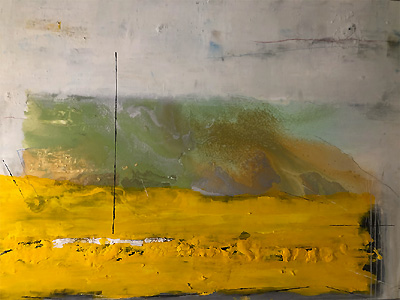 Werk 5 von Heinz Becker – Acryl auf Leinwand