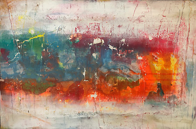 Werk 6 von Heinz Becker – Acryl auf Leinwand